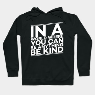 In a world where you can be anything be kind gift Hoodie